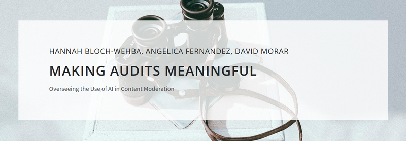 Making Audits Meaningful